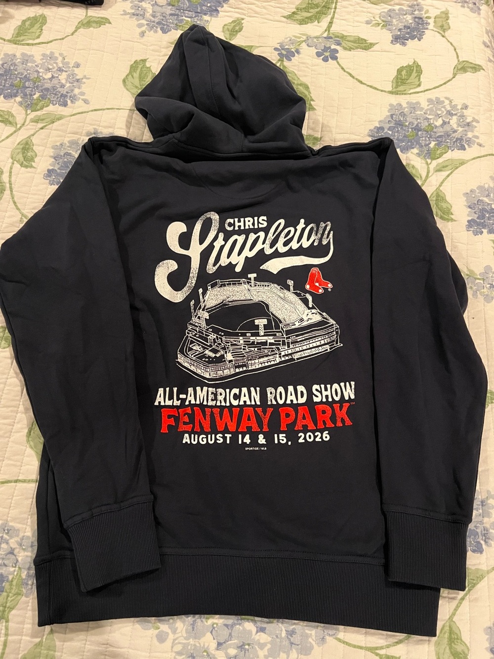 Chris Stapleton at Fenway Park Navy Hoodie - All-American Road Show